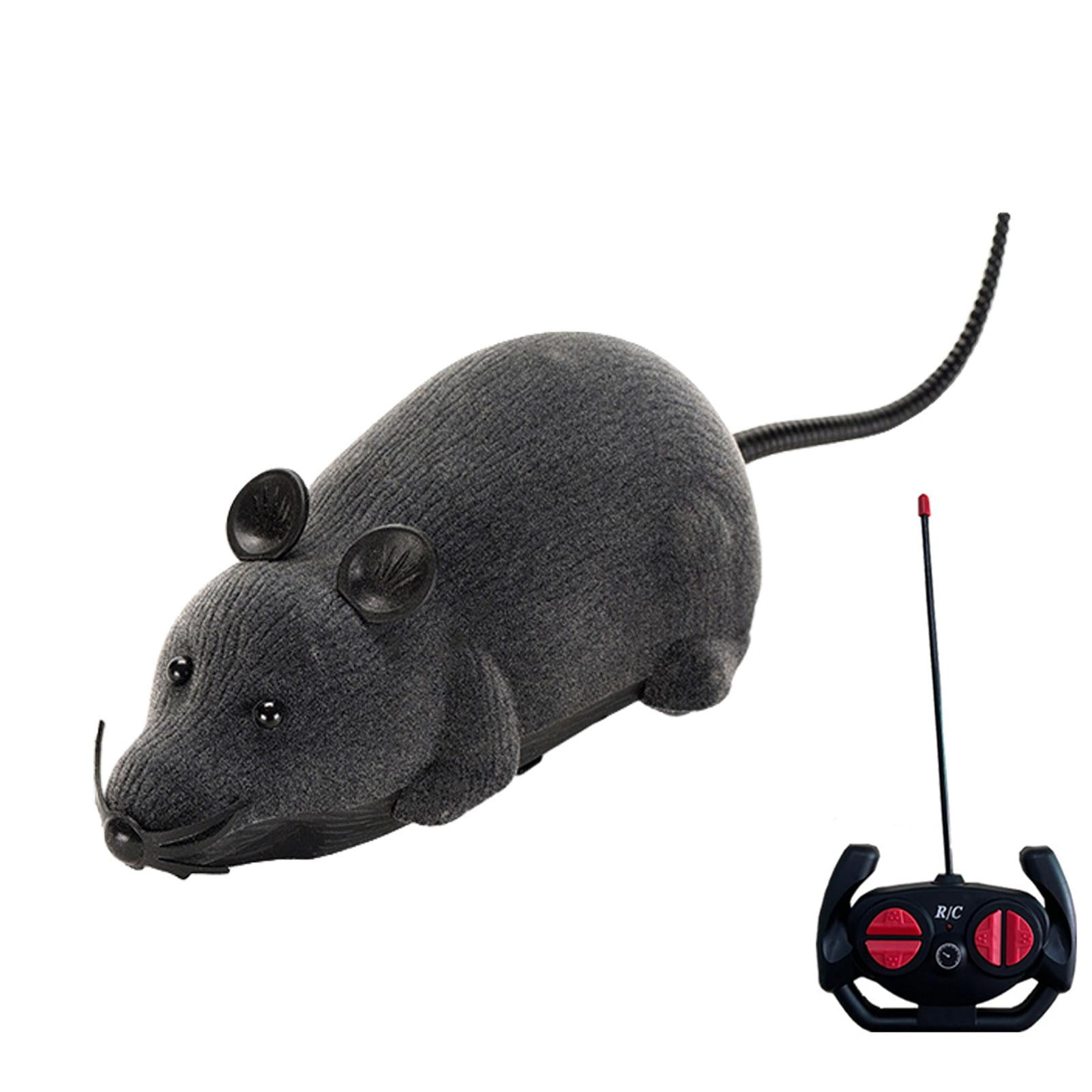 Remote control mouse electronic motion moving toys for cats squeaky