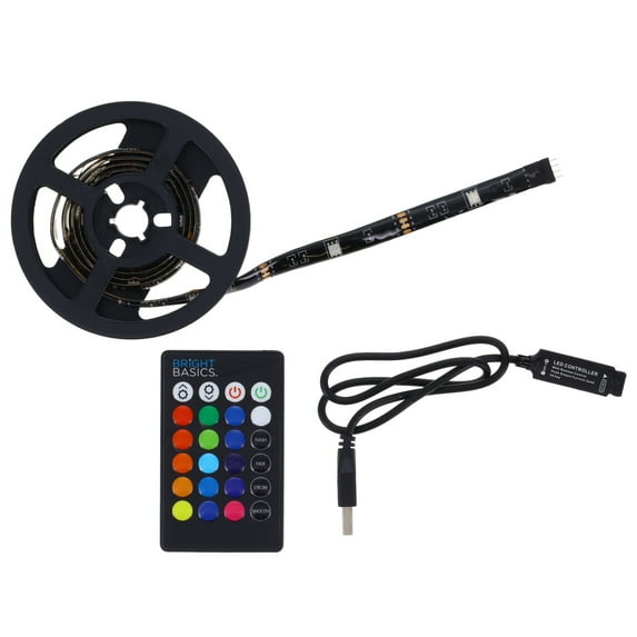 Bright Basics SBBRLS01 Remote Control Multi-Color Light Strip