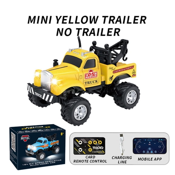 Remote Control Off-Road Repair Vehicle, Mini Box, Yellow