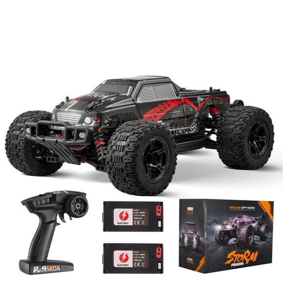 Remote Control Off-Road Truck 1:10 Scale RC Car All Terrain 4WD Brushed