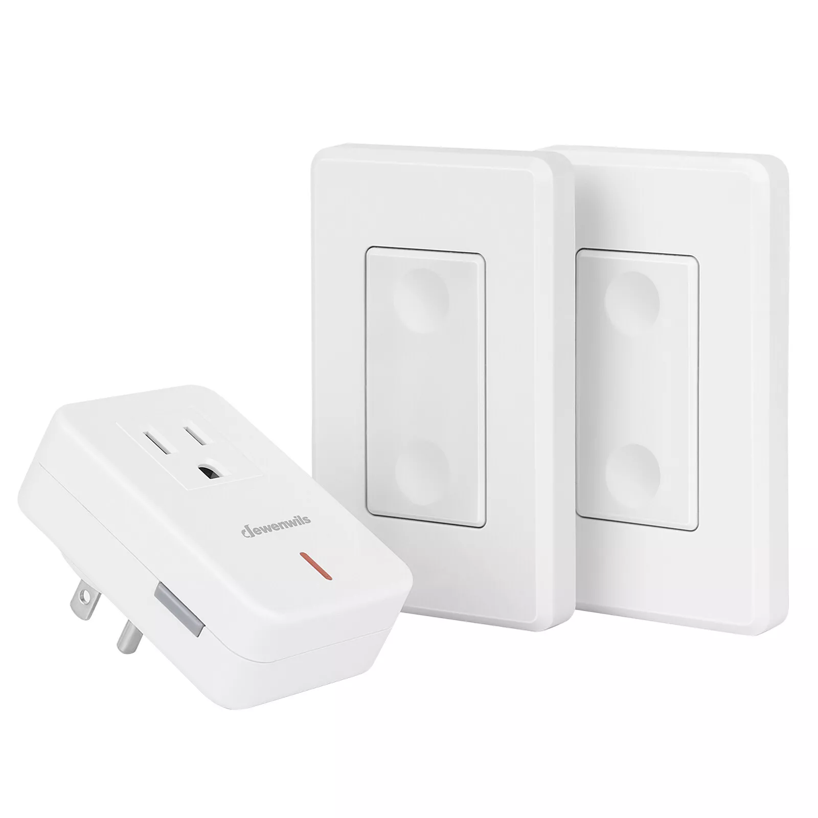 Remote Control Outlet Switch 100ft RF Range On/Off Wall Switch ...