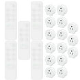 thumbnail image 1 of Remote Control Outlet Switch,NineLeaf Remote Light Switch,Remote Control Outlet Plug Adapter with Remote for Lamps and Household Appliances,No Wire Required,500FT Long Range(5Remotes,15Plugs), 1 of 8