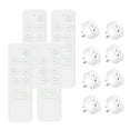 thumbnail image 1 of Remote Control Outlet Switch,NineLeaf Remote Light Switch,Remote Control Outlet Plug Adapter with Remote for Lamps and Household Appliances,No Wire Required,500FT Long Range(4Remotes,8Plugs), 1 of 8