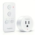 thumbnail image 1 of Remote Control Outlet, Wireless Remote Light Switch, Remote Outlet with Timer, 500ft Range Timer Outlet Plug, 15A/1500W Remote Plug in On/Off Switch, for Lamps, Fans, Appliances, 1 of 8