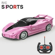 Remote Control Pink Sports Cars For Children Racing High Speed Drive Vehicle Drift Boys Girls Toys