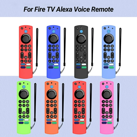 Remote Control Protective Case All-inclusive Soft Silicone TV Remote Control Cover Replacement for Amazon Frie TV Alexa Voice Remote