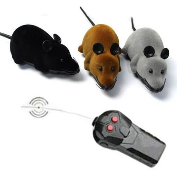 Remote Control RC Rat Mouse Wireless for Cat Dog Pet Funny Toy Novelty Gift