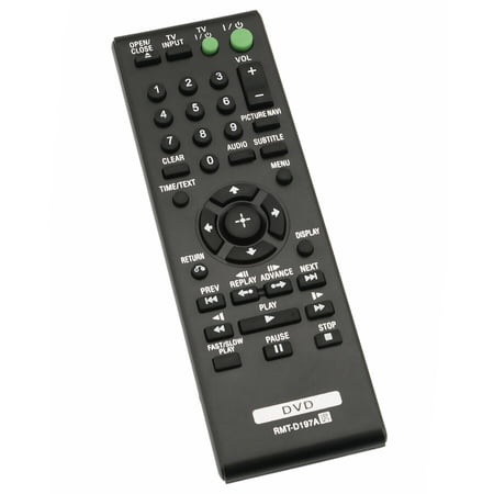 Remote Control RMT-D197A Replace CD DVD Player Recorder DVP-SR200P DVP-SR510H DVP-SR401HP DVP-SR210P DVP-SR201P DVP-SR500H