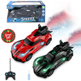 thumbnail image 1 of Remote Control Racing Car with LED Lights & Spray Mist Effects, High-Speed RC Sports Race Vehicle Toy for Indoor Outdoor Play, Christmas Birthday Holiday Gift for Boys Girls Kids Ages 6 and Up, 1 of 6
