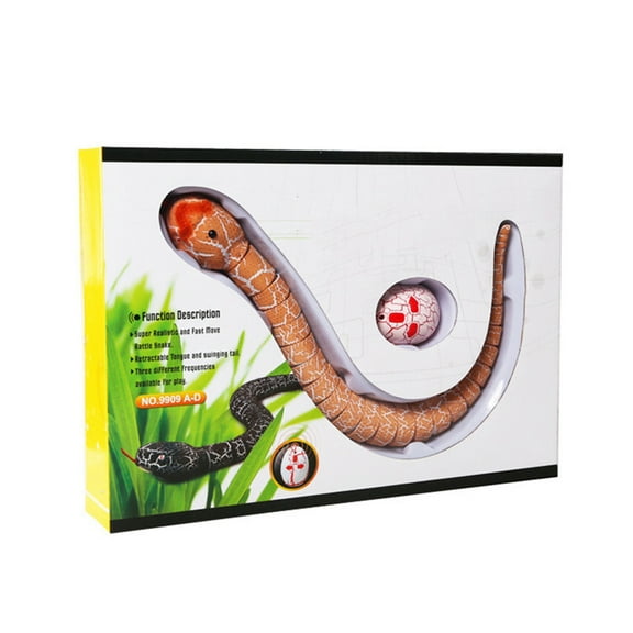 Remote Control Realistic Snake Toy Lifelike Movement Flexible Body Design Rechargeable USB Electronic Pet for Indoor Outdoor Play Prank Gift for Kids Adults
