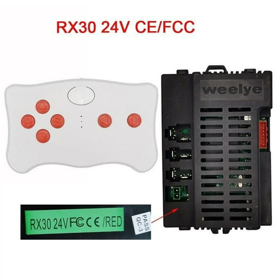 Remote Control Receiver 6V 12V 24V And 2.4G RC For Children'S Electric Toy Car Vehicle Parts Replacement Remote Control Receiver