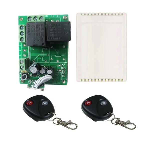 Remote Control Relay Module 315MHz Frequency, 16 Remote Controls Memory for Various Electronic Applications