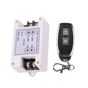 Remote Control Relay Switch 40A, 433.92MHz Frequency, Easy Installation for Automotive and DIY Projects