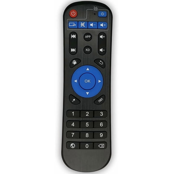 Remote Control Replacement Compatible with Android TV Box T95, T95 MAX, T95Z Plus, T95K T95V T95U T95W Pro, T95 X2, Qbox, Q Plus, X96, H96, MX1, MX10, T9, TX3, TX6, H50, HK1, X88 Android Box