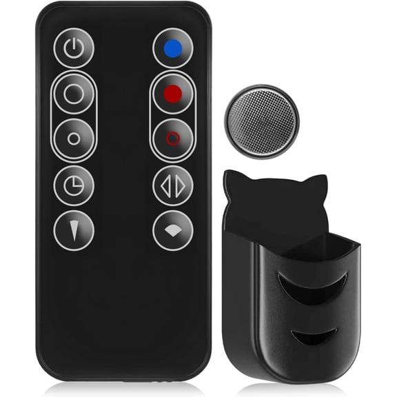 Remote Control Replacement for Dyson Remote HP00 HP01 Pure Hot + Cool Purifying Fan Heater with Remote Holder for 967197-13, 385276-01 Dyson Air Purifier Remote with Battery