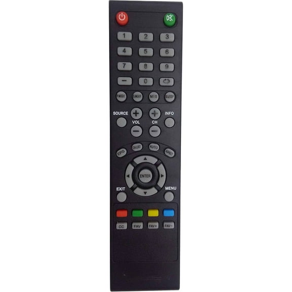 Remote Control Replacement for PROSCAN TV PLDED4017, PLDED4016A-D, PLDED3996A-E, PLDED3273A-E, PLDED5066A-B, PLDED5068A-D, PLED5529A-G