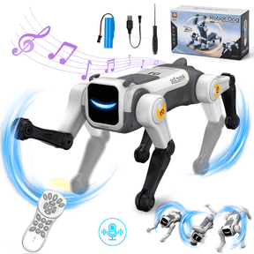 Lictin RC Robot Dog Toys for Kids, Remote Control Smart Interactive Robot Toys with Voice Control, Music & Dancing, Programmable Electronic Pet for Boys Girls Ages 6+