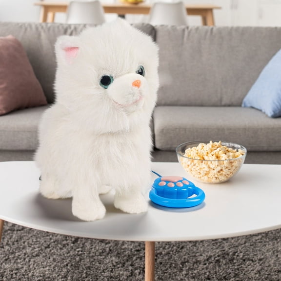 Remote Control Robot Dog Toy - Interactive Walking Robotic Puppy with Leash, Performs Tricks & Barks, Gift for Kids Boys Girls A