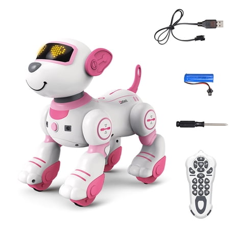 Remote Control Robot Dog Toy for Kids, Interactive Touch Follow Robot Dog Pet with Sing Dance, Programmable Intelligent Robot Toys for Girls Boys 3-12 Birthday Gifts
