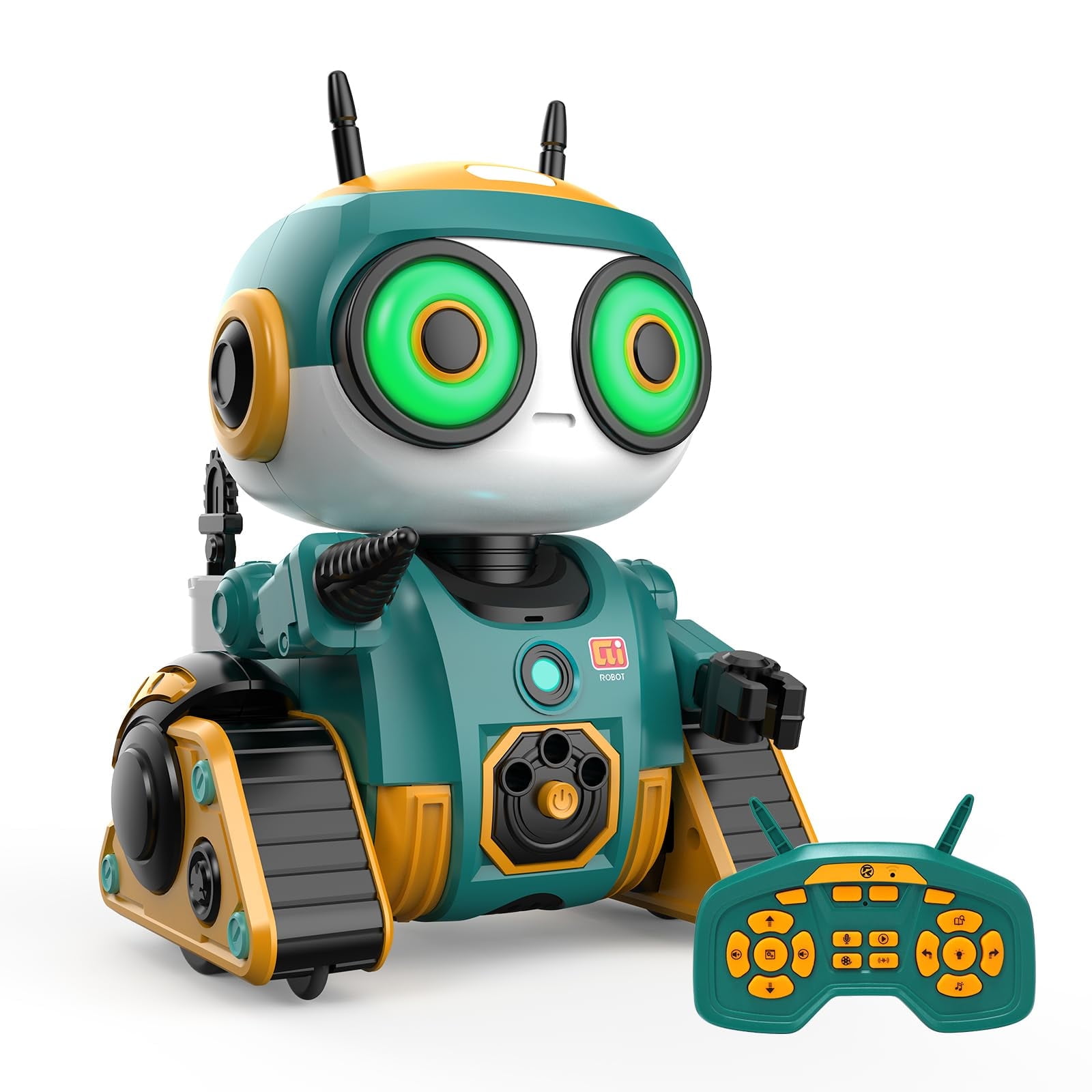 GestureSense Technology-based Coder MiP, Multi-functional Autonomous STEM  Toy Robot, Transparent with Red Accents - Walmart.com