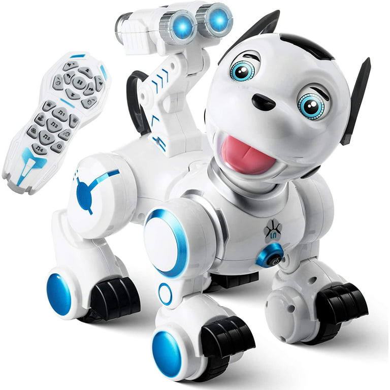 Robot Dog Toy for Kids, Okk Remote Control Robot Toy Dog and Programmable Toy Robot, Smart Dancing Walking RC Robot Puppy, Interactive Voice Control