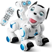 Remote Control Robotic Dog RC Interactive Intelligent - Walking Dancing Programmable Smart Robot Puppy Toys - Electronic Pets with Light and Sound for Kids Boys & Girls