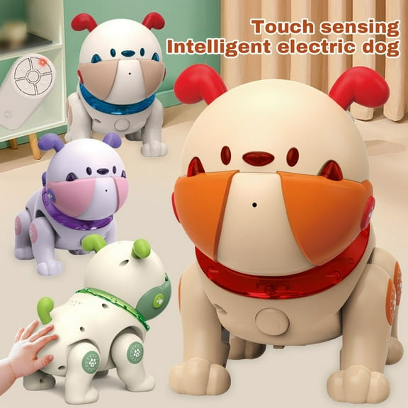 Remote Control Robotic Dog Toy for Adult, Robot Sing & Dance Dog , Sensitive Interaction, Voice Recording with 4 Voice Effects,boys Girls for Birthday, Christmas & Easter Blue