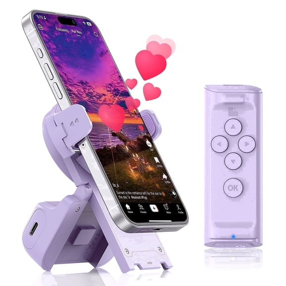 Bluetooth Remote Control With Phone Stand, Page Turner and Camera Shutter for Kindle App, Iphone, Ipad, Android, Ios and Tablet