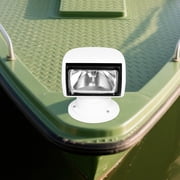 Remote Control Searchlight, 100W 2300LM Marine Boat Spotlight with 2624ft Long Range, IP66 Waterproof, 355  Rotation, 12V Halogen Lamp for Yacht Fishing Boat, White