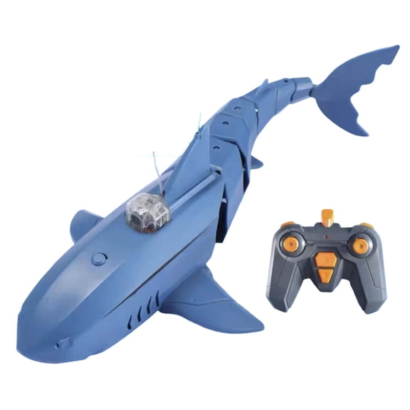 Remote Control Shark Pool With HD Underwater Camera, 2.4G Electric RC Fish Boat For Water With Dual Propeller Drive, APP & Remote Dual Control For Adults