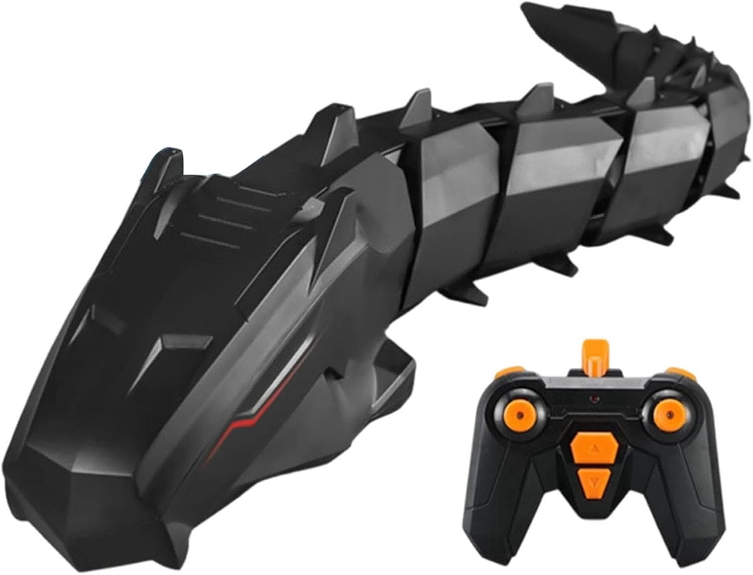Remote Control Shark Pool Toy, 2.4G Electric RC Fish Boat with Dual Propeller, APP and Remote Control for Adults, black