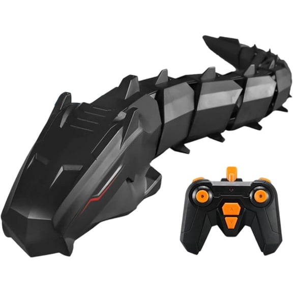 Remote Control Shark Pool Toy, 2.4G Electric RC Fish Boat with Dual Propeller, APP and Remote Control for Adults, black
