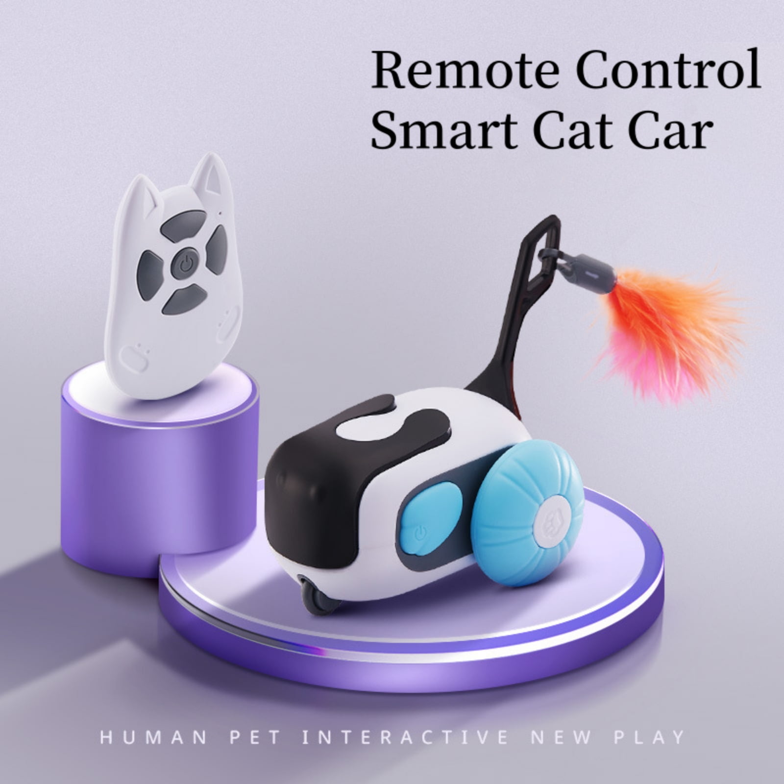 Remote Control Smart Electric Cat Toy,Interactive Cat Toys For Indoor ...