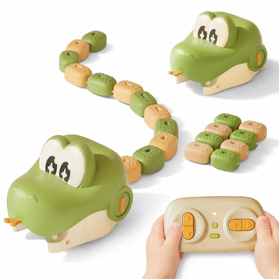 Remote Control Snake Game, Magnetic Snake Game, Light Up Hungry Snake with Sound