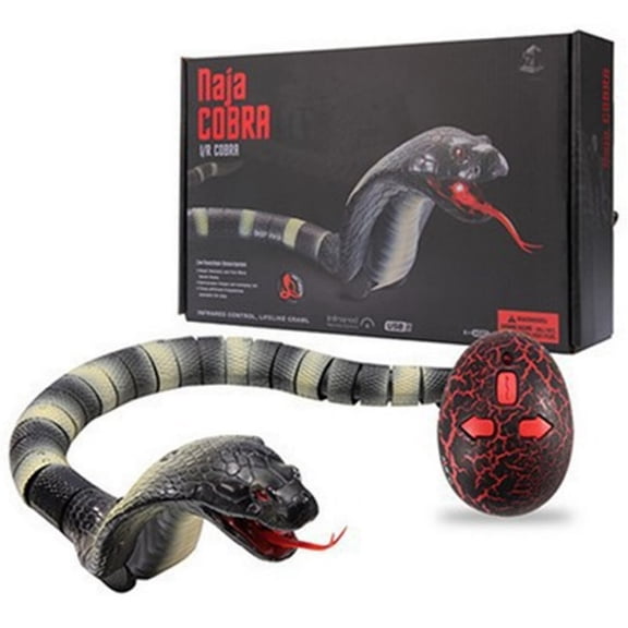 Remote Control Snake Toy RC&Robot Electric Snake Toy Fast Moving of Fake Rattlesnake Christmas Halloween Toys Party Favor Gifts Joke Prank for Kids Boys