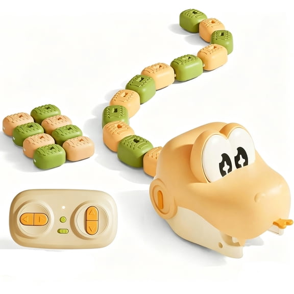 Remote Control Snake Toy with Sound & Light, Snake Frenzy Game for Kids & Adults, Real-life RC Snake Growing Interactive Family Games