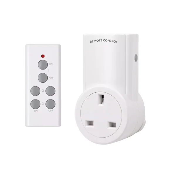 Remote Control Socket Wireless Switch Mains Uk Plug Ac Power Outlet Switch Home