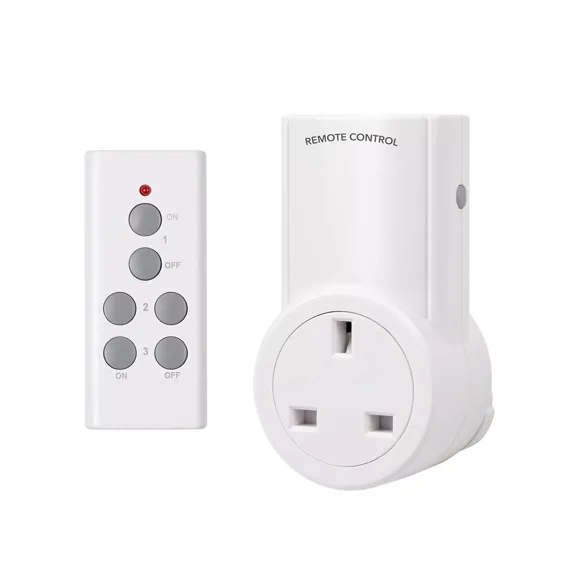 Remote Control Socket Wireless Switch Mains Uk Plug Ac Power Outlet Switch Home