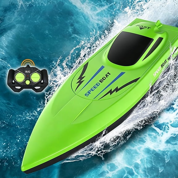 Remote Control Speed Boat with Dual Motors and Propellers for Pool, Lake and Pond Racing