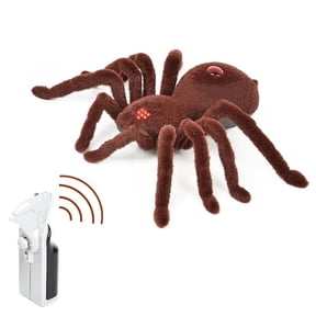 Remote Control Spider Realistic Wireless RC Tarantula Prank Toys Remote Control Toy Moving Pet Toy Pranks for Kids Birthday Fool Day Halloween Gags & Practical Joke Toys