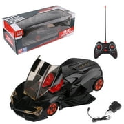 Remote Control Sports Car Super Drift Racer   High Speed, Full Function, 112 Scale with Sounds and Lights for Gifting, Christmas, Holidays Black