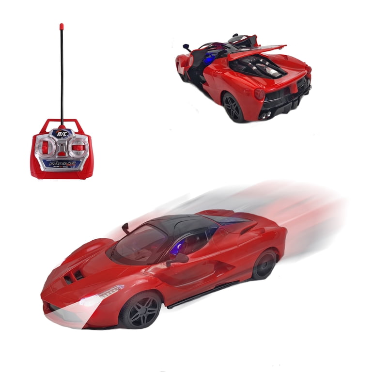 RC FULL FUNCTION RACING CAR レッド　ラジコン Remote Control Sports Car Super Drift Racer – High Speed, Full