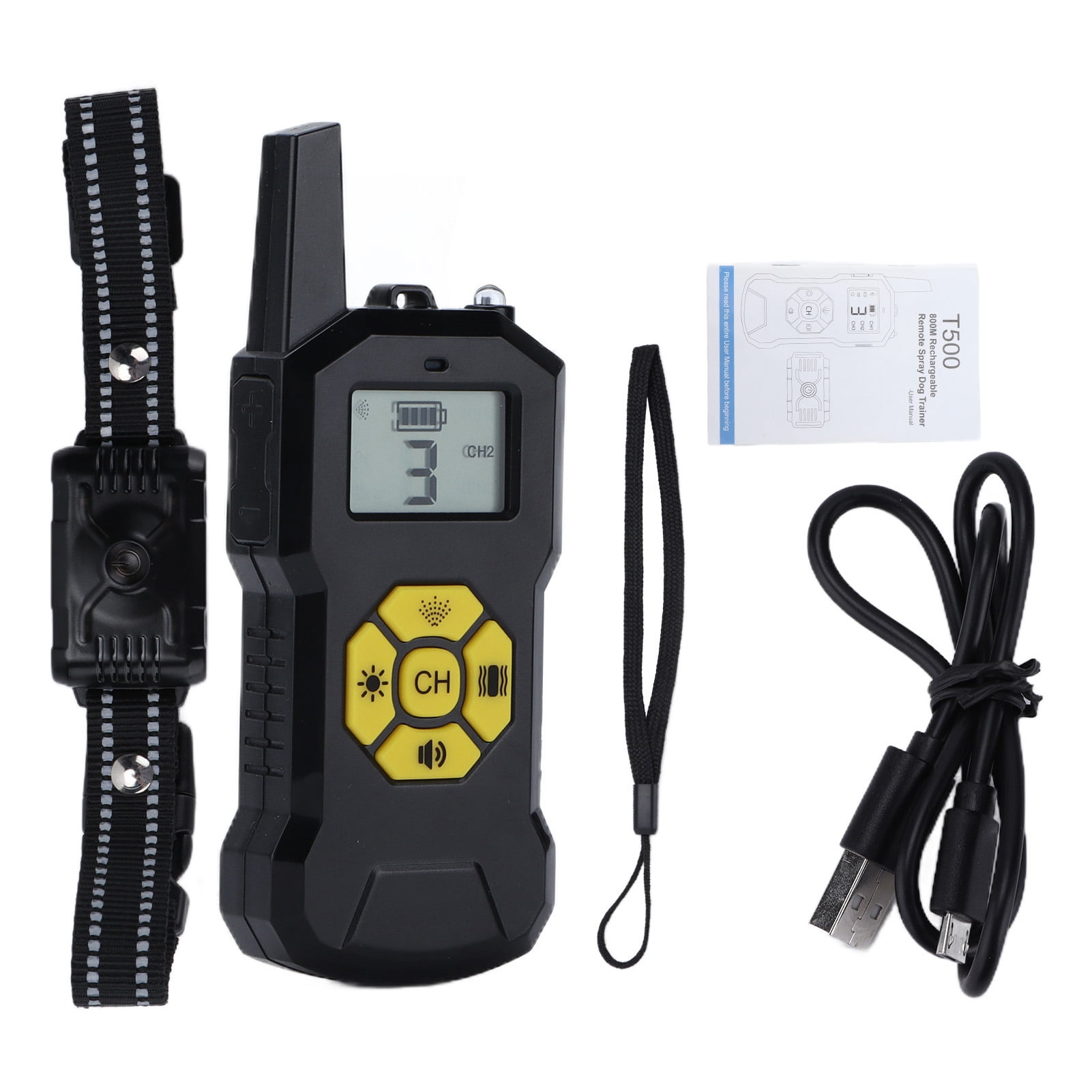 Remote Control Spray Dog Training Device Safe Harmless Waterproof No Electric Shock Training