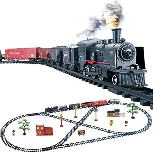 Remote Control Steam Train RC Trains Model Children's Electric Railway ...