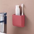 thumbnail image 1 of Remote Control Storage Box Wall Mounted Organizer – TV Remote Holder, Desktop Stationery Organizer, Phone Stand, Bedside Storage, Home Office Use, 1 of 6