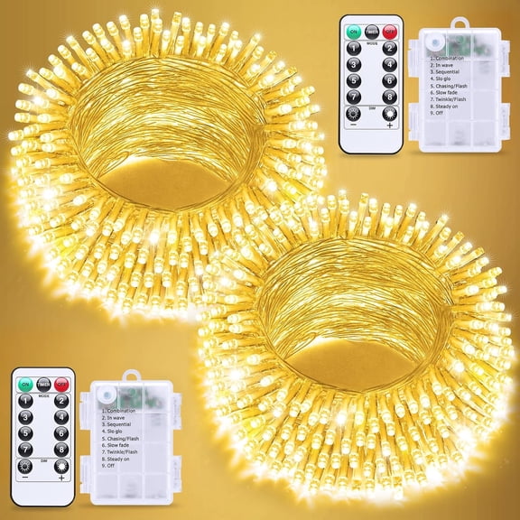 Remote Control String Lights Battery Operated Classroom Lights