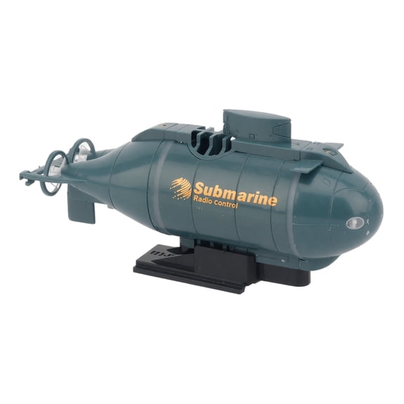 Remote Control Submarine Toy, RC Mini Boat with Dual Propellers and Lights for Water Play, Electric Underwater Vehicle for Pool Bathtub Fun