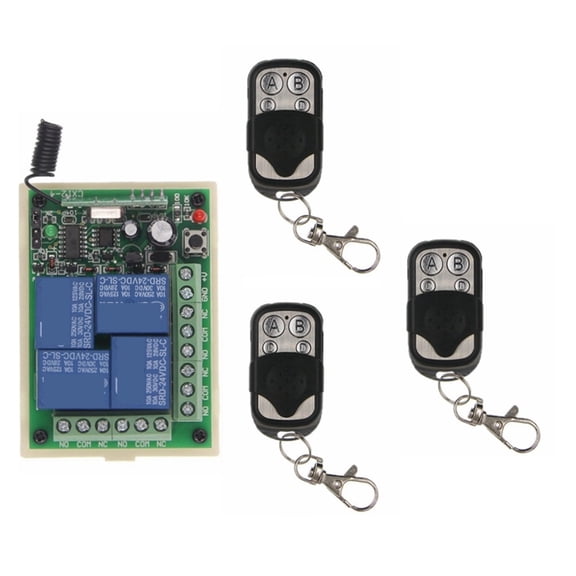 Remote Control Switch DC12V 24V 4CH Controller Used For Motor Push Rod Lamp Horn And Other Equipment