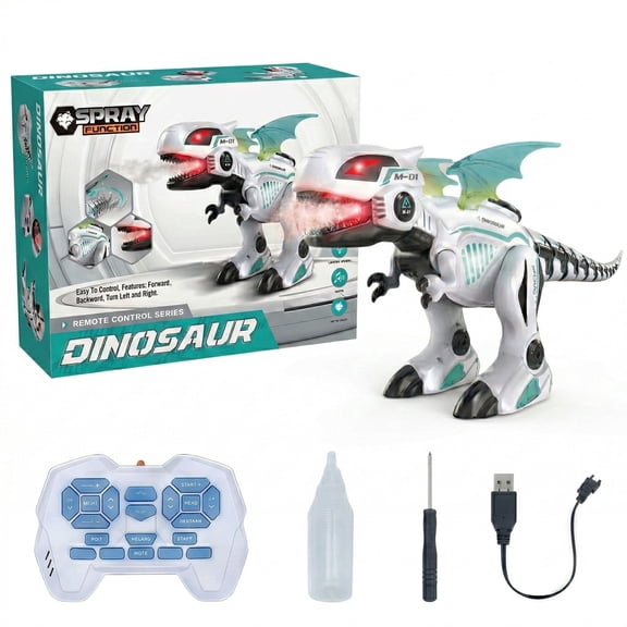 MechaRex Remote Control T-Rex, RC Dinosaur Model, Steam Breathing, Full Remote Control, USB Rechargeable