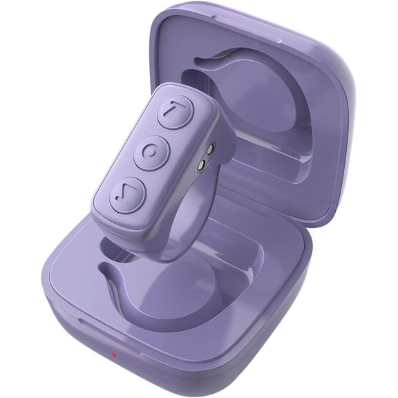 Remote Control for TikTok, Page Turner for Kindle App, Bluetooth Camera Video Recording Remote, Scrolling Ring for TIK Tok, iPhone, iPad, iOS, Android - White
